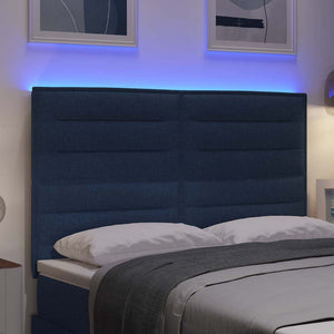 LED κεφαλάρι με φώτα λωρίδας LED Μπλε 144 cm Πολυεστέρας - Pakobazaar