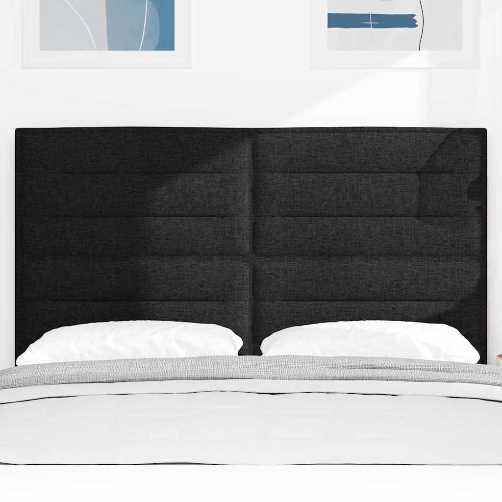 LED κεφαλάρι με φώτα λωρίδας LED Μαύρο 160 cm Πολυεστέρας - Pakobazaar