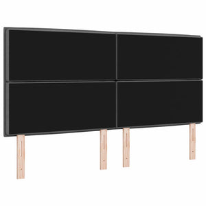 LED κεφαλάρι με LED ταινίες φωτός Σκούρο Γκρι 180 cm ύφασμα - Pakobazaar