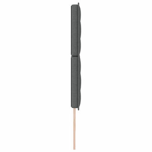 LED κεφαλάρι με LED ταινίες φωτός Σκούρο Γκρι 180 cm ύφασμα - Pakobazaar