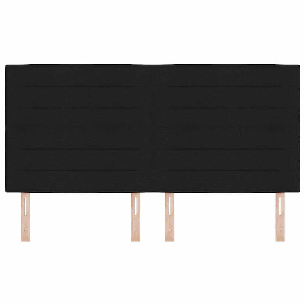 LED κεφαλάρι με φώτα λωρίδας LED Μαύρο 180 cm Πολυεστέρας - Pakobazaar