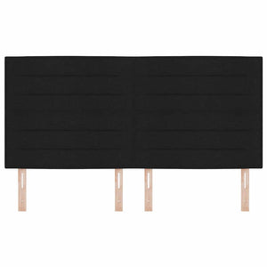 LED κεφαλάρι με φώτα λωρίδας LED Μαύρο 180 cm Πολυεστέρας - Pakobazaar
