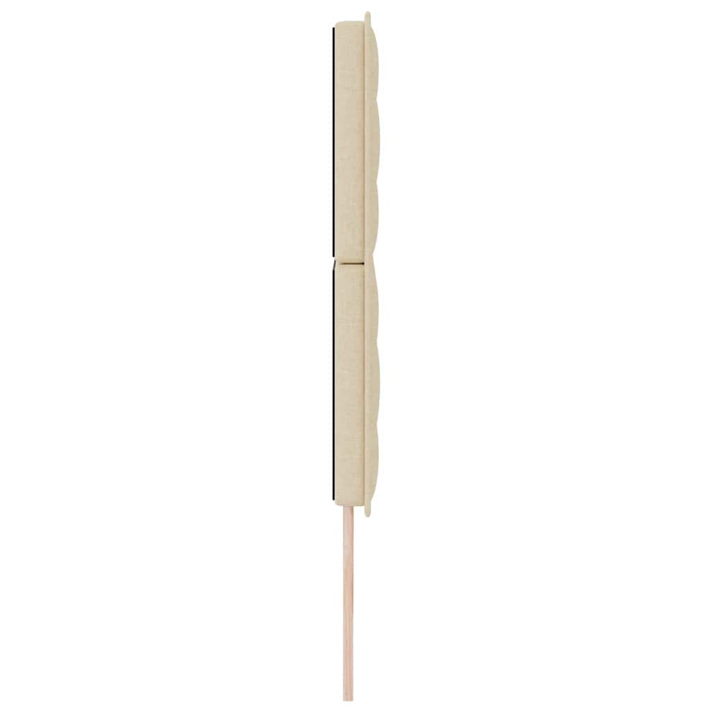 LED κεφαλάρι με φώτα λωρίδας LED Κρεμ 180 cm Πολυεστέρας - Pakobazaar