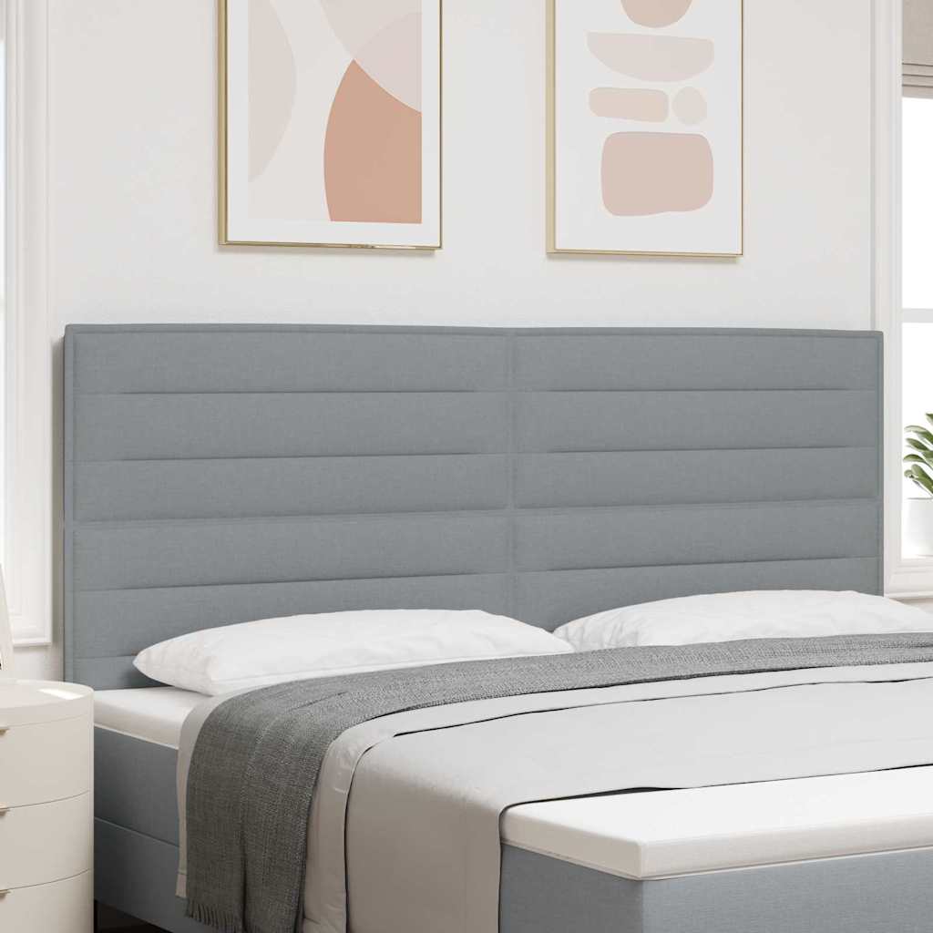 LED κεφαλάρι με κεφαλάρι Ανοιχτό γκρι 200 cm Πολυεστέρας - Pakobazaar