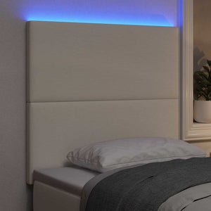 LED κεφαλάρι με κεφαλάρι Κρεμ 80 cm Υφασμάτινο Κορντουρά - Pakobazaar