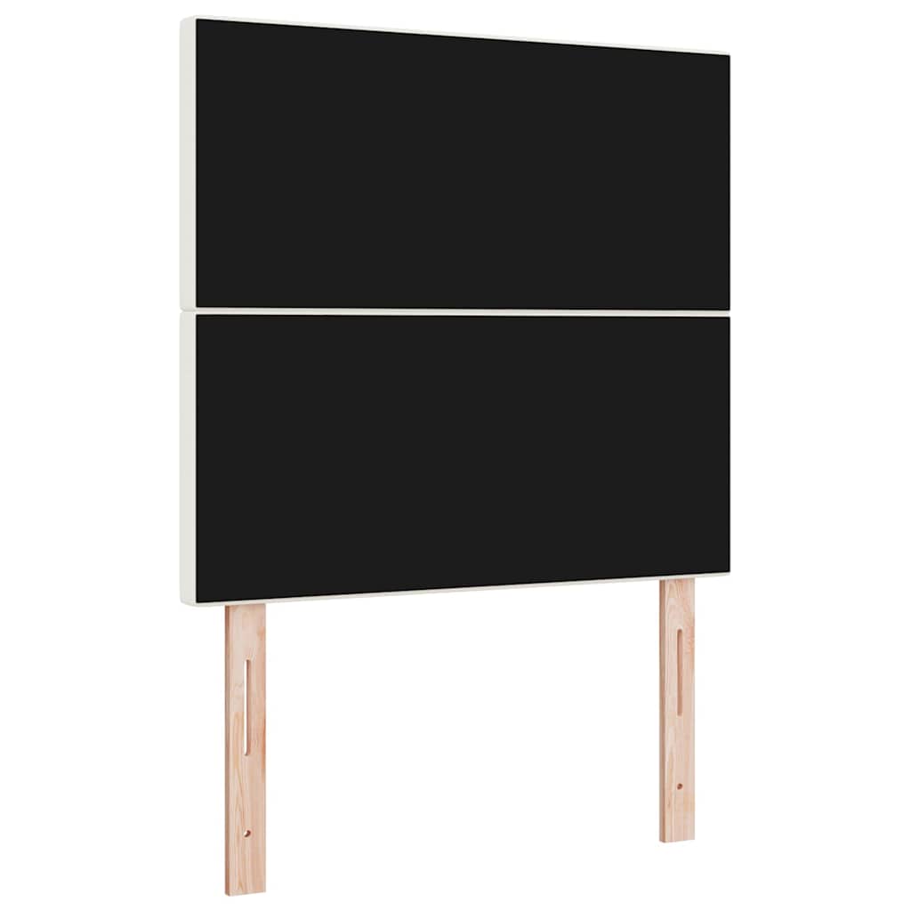 LED κεφαλάρι με φώτα λωρίδας LED Κρεμ 100 cm Πολυεστέρας - Pakobazaar