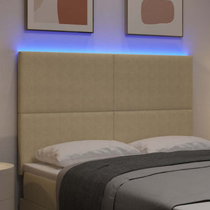 LED κεφαλάρι με κεφαλάρι Γκρι Πράσινο 144 cm Πολυεστέρας - Pakobazaar
