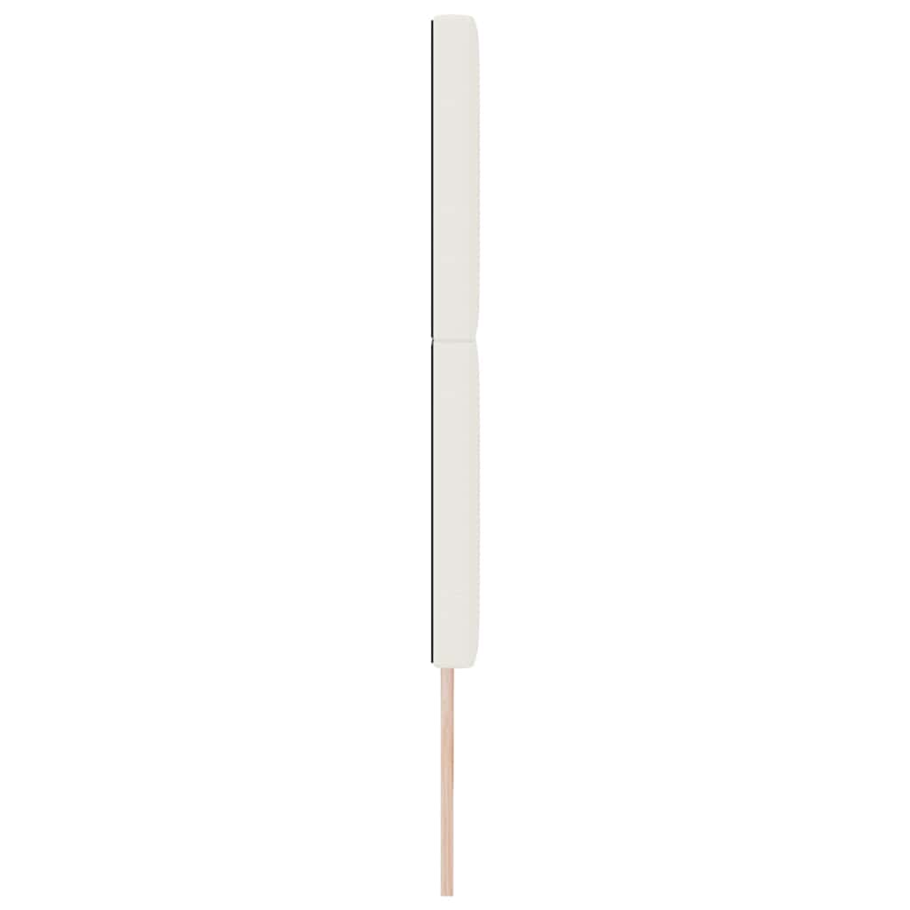 LED κεφαλάρι με φώτα λωρίδας LED Κρεμ 180 cm Πολυεστέρας - Pakobazaar