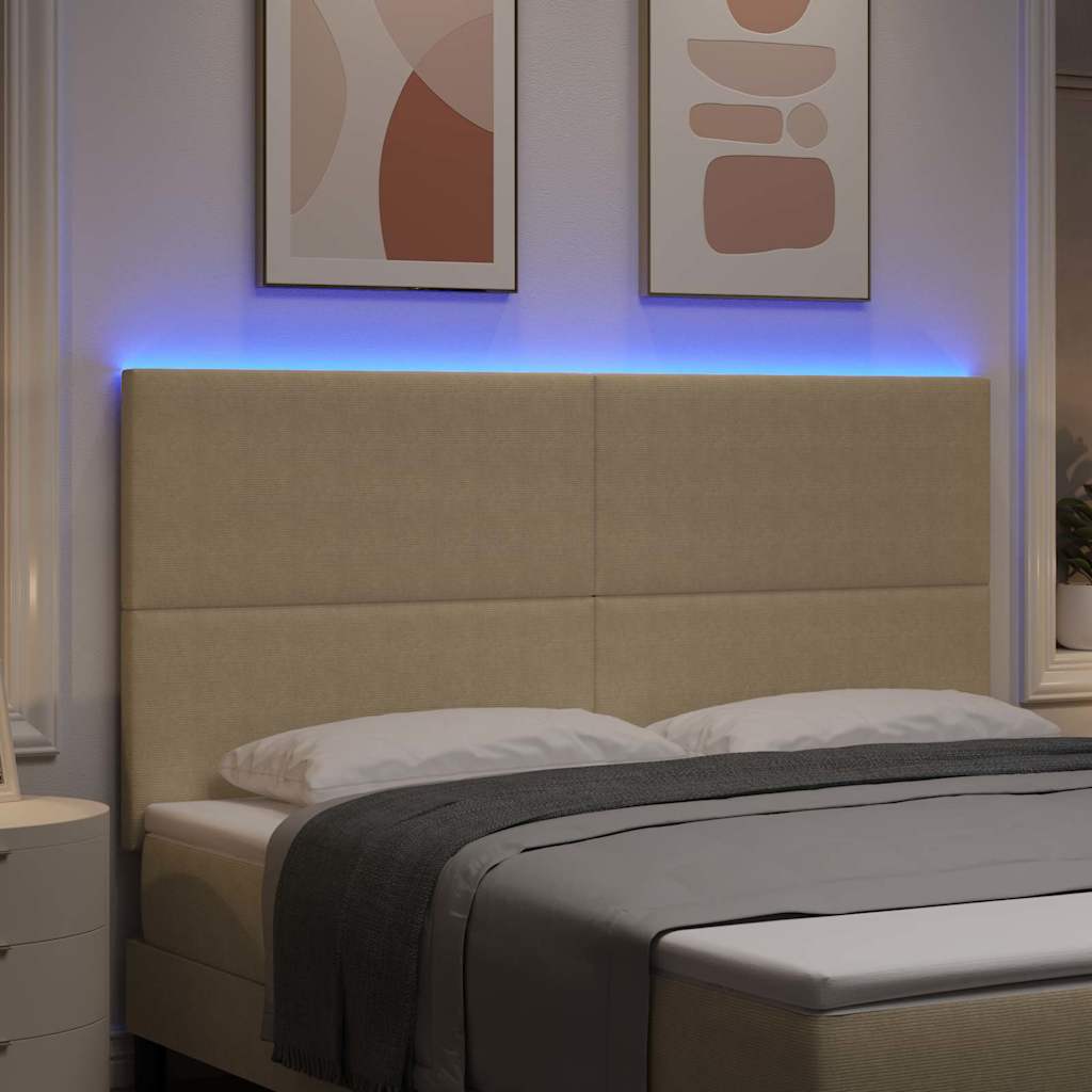 LED κεφαλάρι με κεφαλάρι Γκρι Πράσινο 180 cm Πολυεστέρας - Pakobazaar