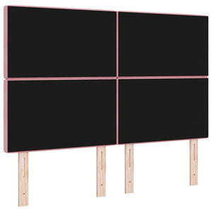 LED κεφαλάρι με LED ταινίες φωτός Ροζ 144 cm Βελούδο - Pakobazaar