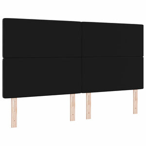 LED κεφαλάρι με LED ταινίες φωτός Μαύρο 180 cm Βελούδο - Pakobazaar