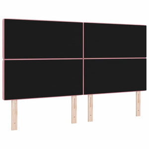 LED κεφαλάρι με LED ταινίες φωτός Ροζ 180 cm Βελούδο - Pakobazaar