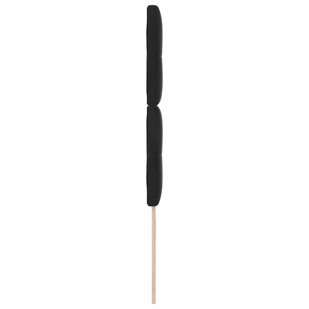 LED κεφαλάρι με φώτα λωρίδας LED Μαύρο 80 cm Πολυεστέρας - Pakobazaar