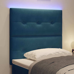 LED κεφαλάρι με φώτα λωρίδας LED Μπλε 80 cm Πολυεστέρας - Pakobazaar