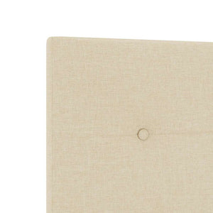 LED κεφαλάρι με φώτα λωρίδας LED Κρεμ 90 cm Πολυεστέρας - Pakobazaar