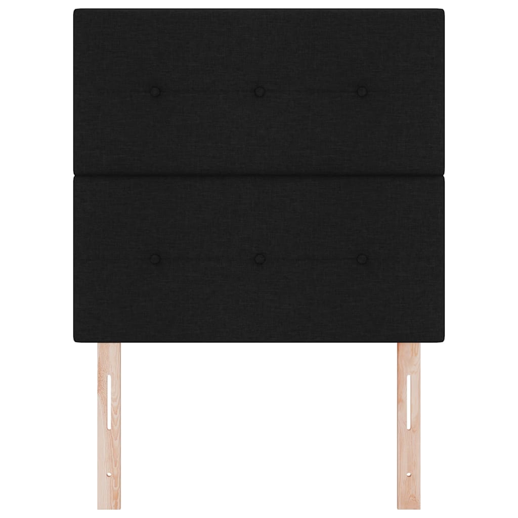 LED κεφαλάρι με LED ταινίες φωτός Μαύρο 100 cm ύφασμα - Pakobazaar