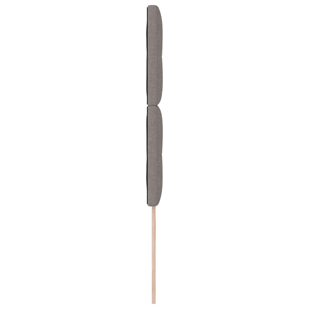 LED κεφαλάρι με φώτα λωρίδας LED Taupe 100 cm Πολυεστέρας - Pakobazaar