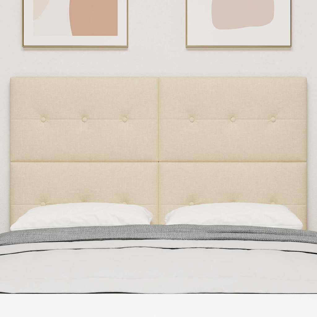 LED κεφαλάρι με φώτα λωρίδας LED Κρεμ 144 cm Πολυεστέρας - Pakobazaar