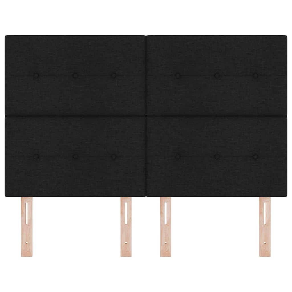 LED κεφαλάρι με φώτα λωρίδας LED Μαύρο 160 cm Πολυεστέρας - Pakobazaar