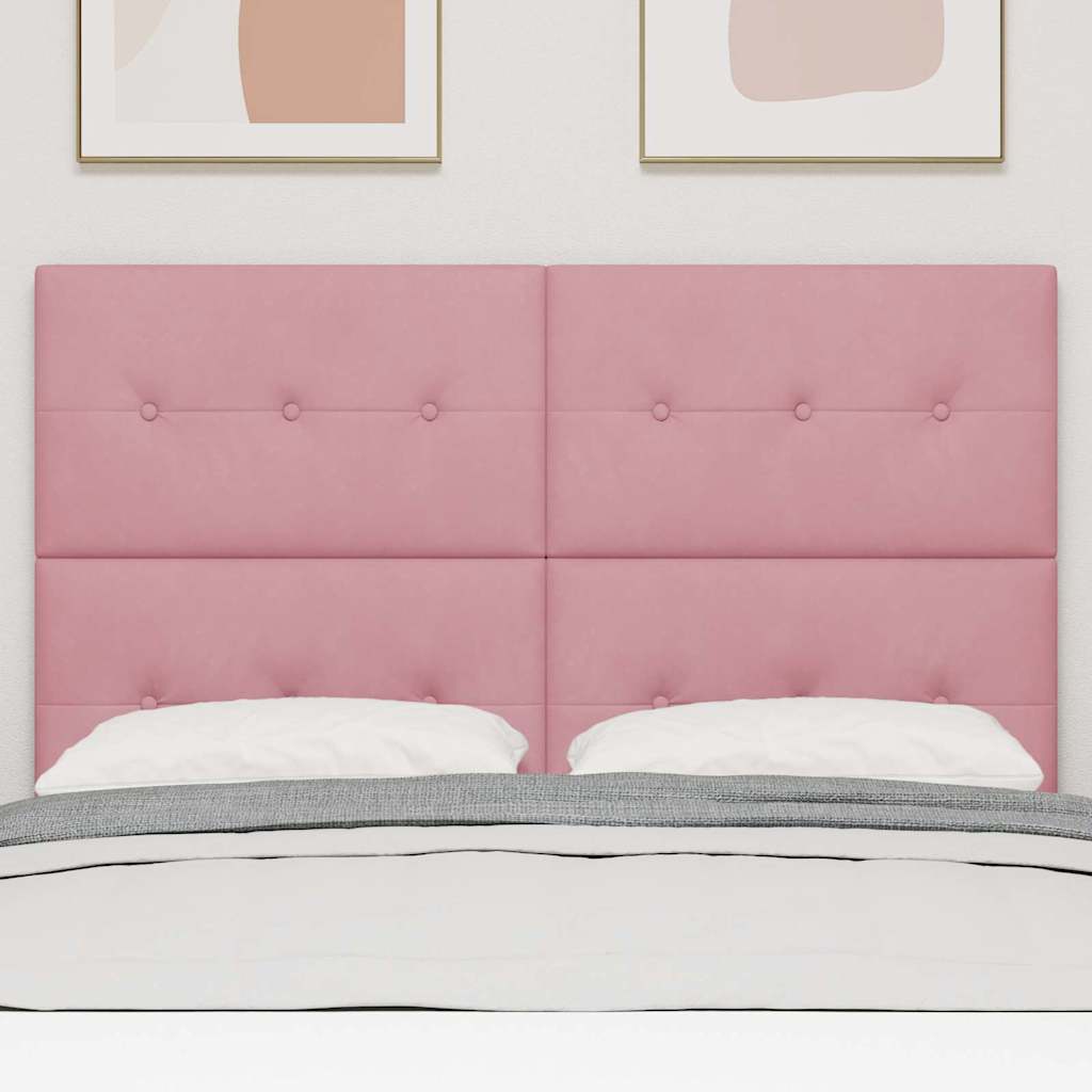 LED κεφαλάρι με φώτα λωρίδας LED Ροζ 160 cm Πολυεστέρας - Pakobazaar