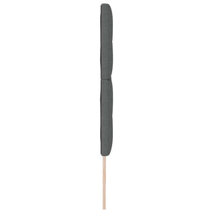 LED κεφαλάρι με LED ταινίες φωτός Σκούρο Γκρι 180 cm ύφασμα - Pakobazaar