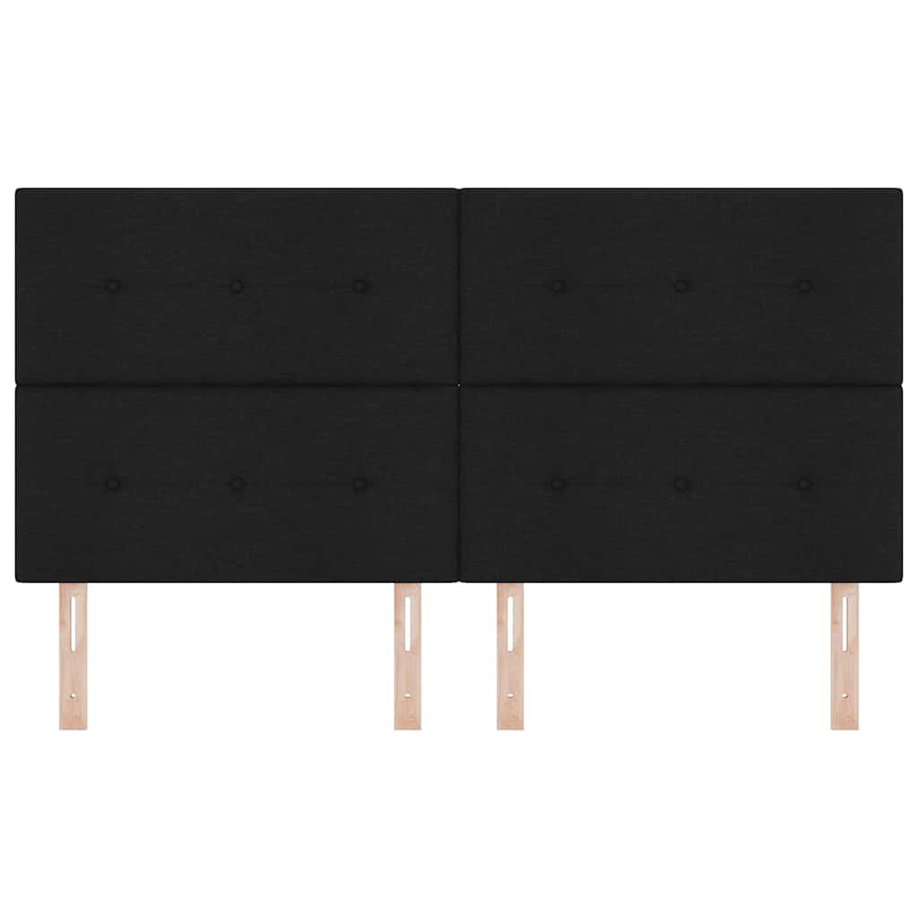 LED κεφαλάρι με φώτα λωρίδας LED Μαύρο 180 cm Πολυεστέρας - Pakobazaar