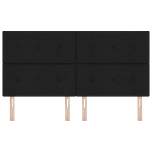 LED κεφαλάρι με φώτα λωρίδας LED Μαύρο 180 cm Πολυεστέρας - Pakobazaar