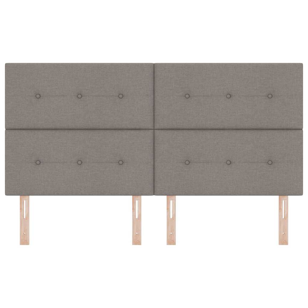 LED κεφαλάρι με φώτα λωρίδας LED Taupe 180 cm Πολυεστέρας - Pakobazaar