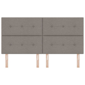 LED κεφαλάρι με φώτα λωρίδας LED Taupe 180 cm Πολυεστέρας - Pakobazaar