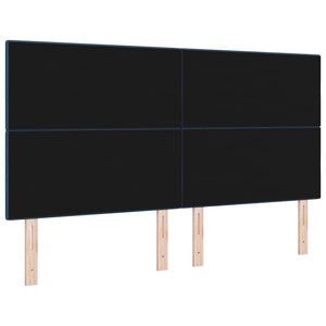 LED κεφαλάρι με LED ταινίες φωτός Μπλε 180 cm ύφασμα - Pakobazaar