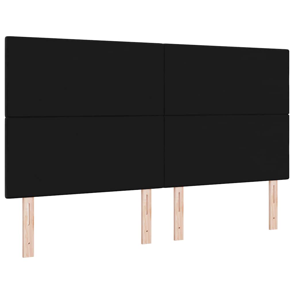 LED κεφαλάρι με φώτα λωρίδας LED Μαύρο 180 cm Πολυεστέρας - Pakobazaar