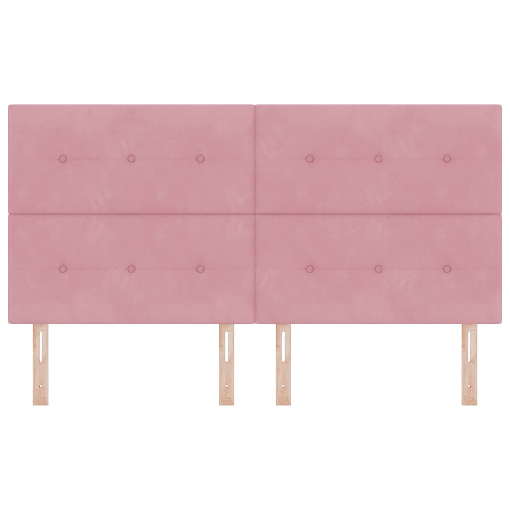 LED κεφαλάρι με φώτα λωρίδας LED Ροζ 180 cm Πολυεστέρας - Pakobazaar