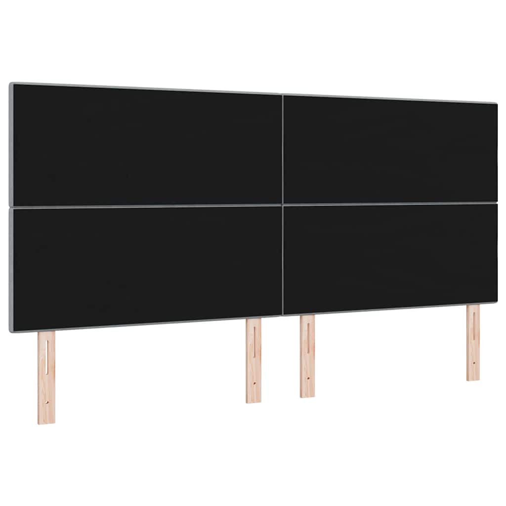 LED κεφαλάρι με LED ταινίες φωτός Ανοιχτό γκρι 200 cm ύφασμα - Pakobazaar