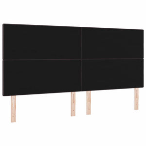 LED κεφαλάρι με LED ταινίες φωτός Σκούρο Καφέ 200 cm ύφασμα - Pakobazaar