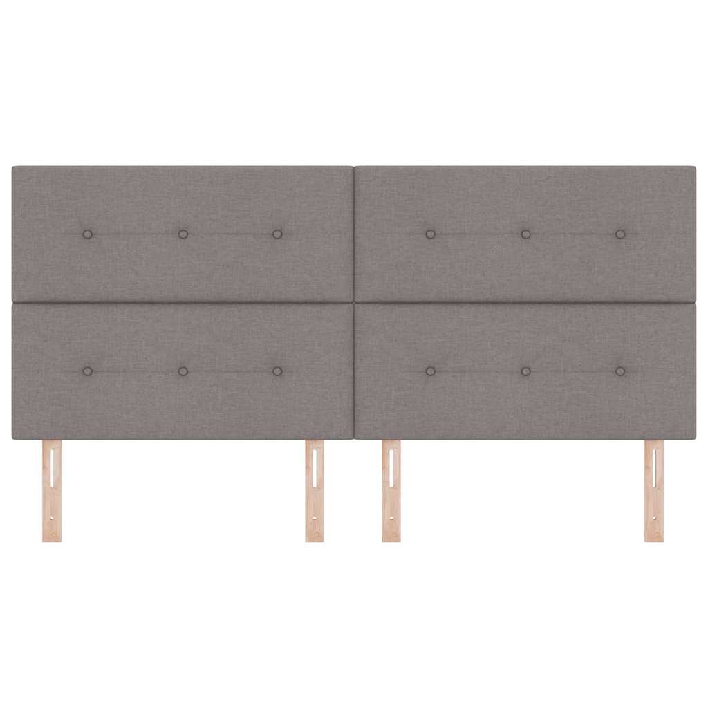 LED κεφαλάρι με φώτα λωρίδας LED Taupe 200 cm Πολυεστέρας - Pakobazaar