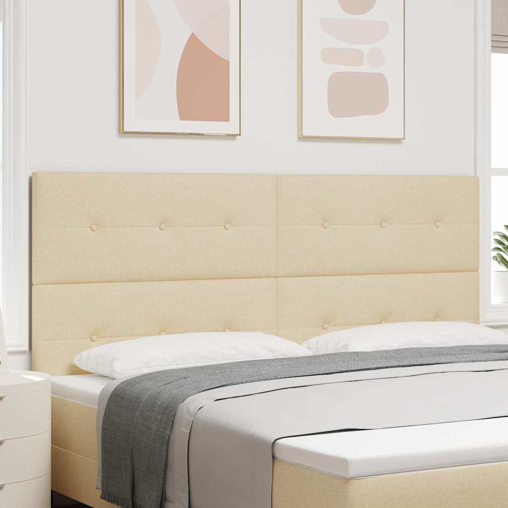 LED κεφαλάρι με φώτα λωρίδας LED Κρεμ 200 cm Πολυεστέρας - Pakobazaar