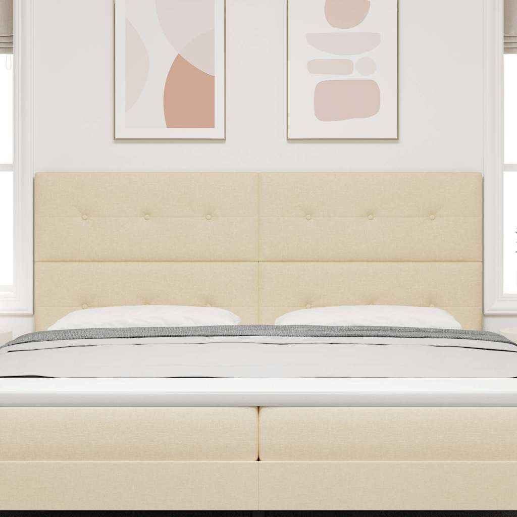 LED κεφαλάρι με φώτα λωρίδας LED Κρεμ 200 cm Πολυεστέρας - Pakobazaar