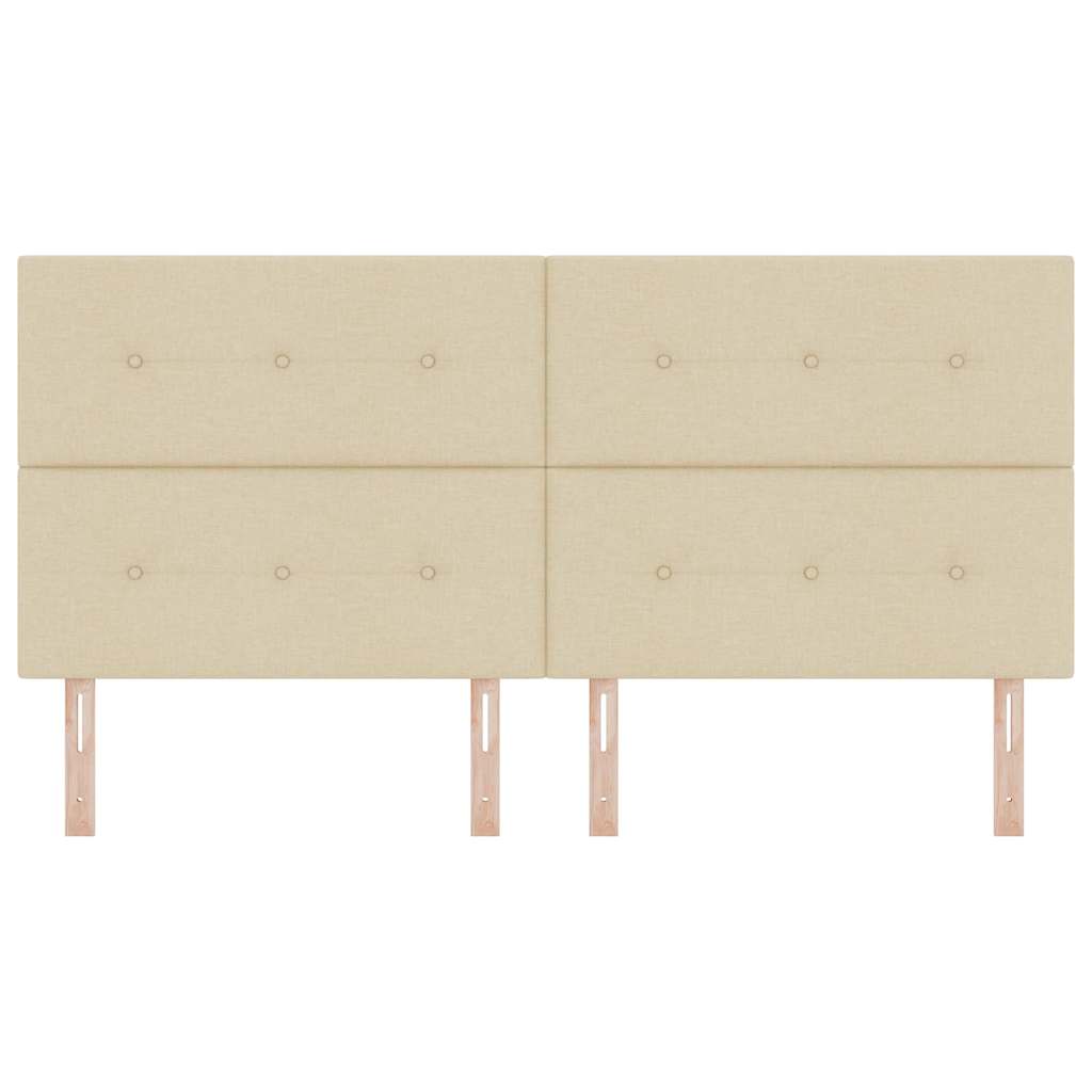 LED κεφαλάρι με φώτα λωρίδας LED Κρεμ 200 cm Πολυεστέρας - Pakobazaar