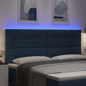 LED κεφαλάρι με φώτα λωρίδας LED Μπλε 200 cm Πολυεστέρας - Pakobazaar