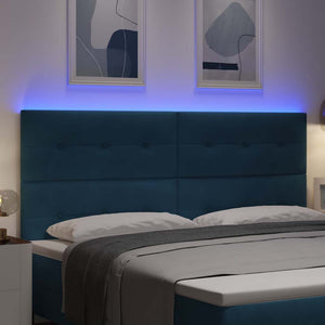 LED κεφαλάρι με φώτα λωρίδας LED Μπλε 200 cm Πολυεστέρας - Pakobazaar