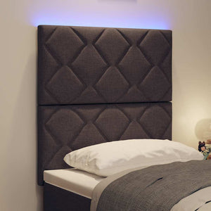 LED κεφαλάρι Ανοιχτό γκρι 80 cm ύφασμα - Pakobazaar