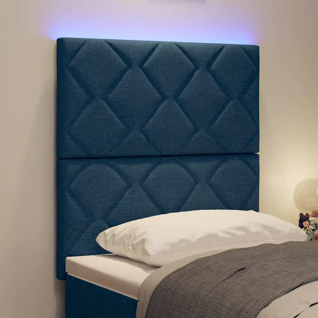 LED κεφαλάρι Μπλε 80 cm ύφασμα - Pakobazaar