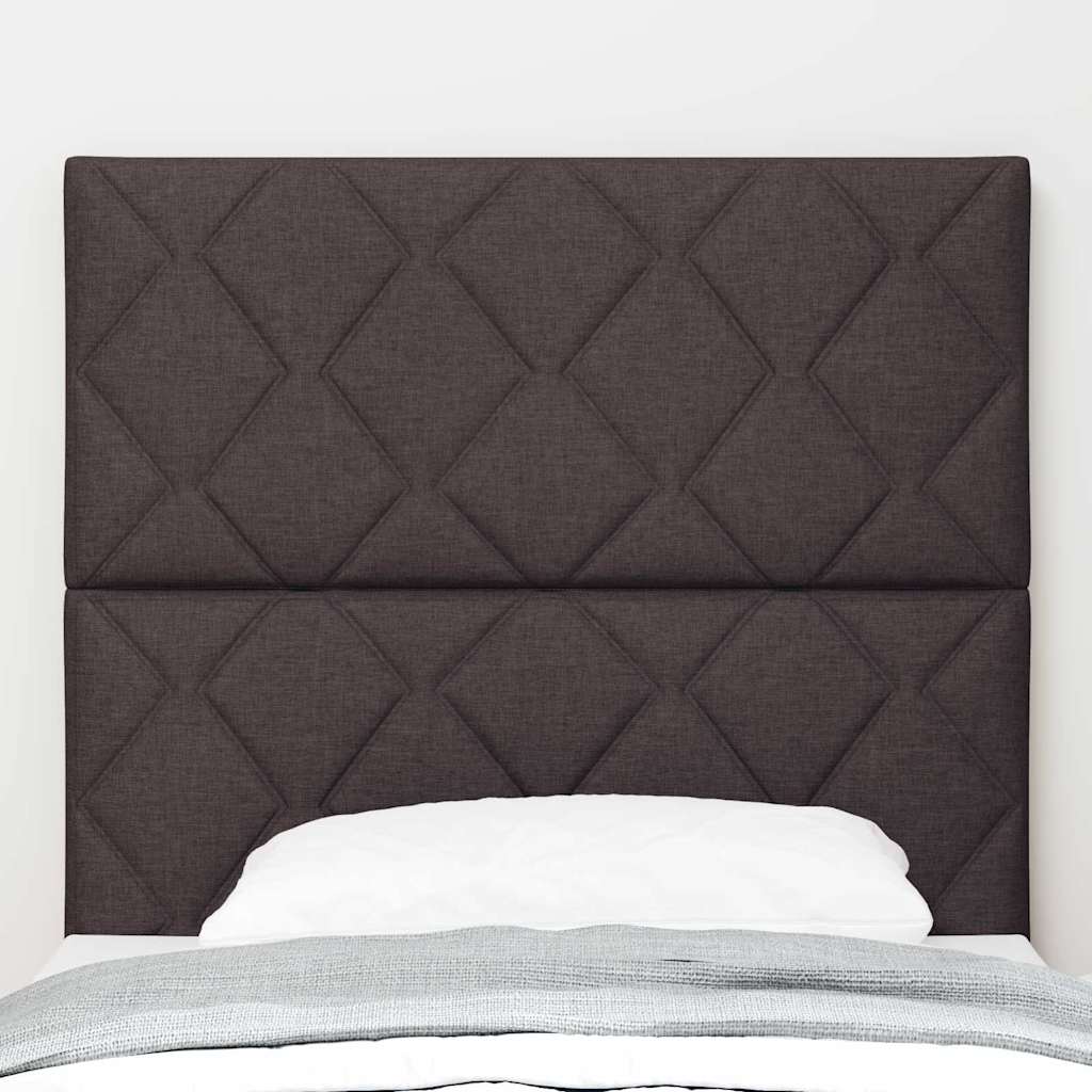 LED κεφαλάρι Καφέ 90 cm ύφασμα - Pakobazaar