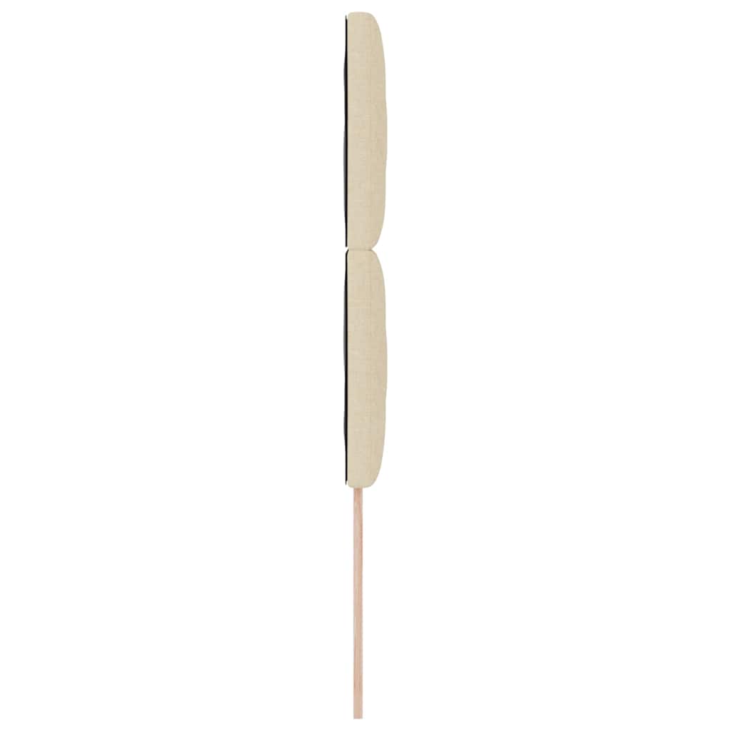 LED κεφαλάρι Κρεμ 90 cm ύφασμα - Pakobazaar