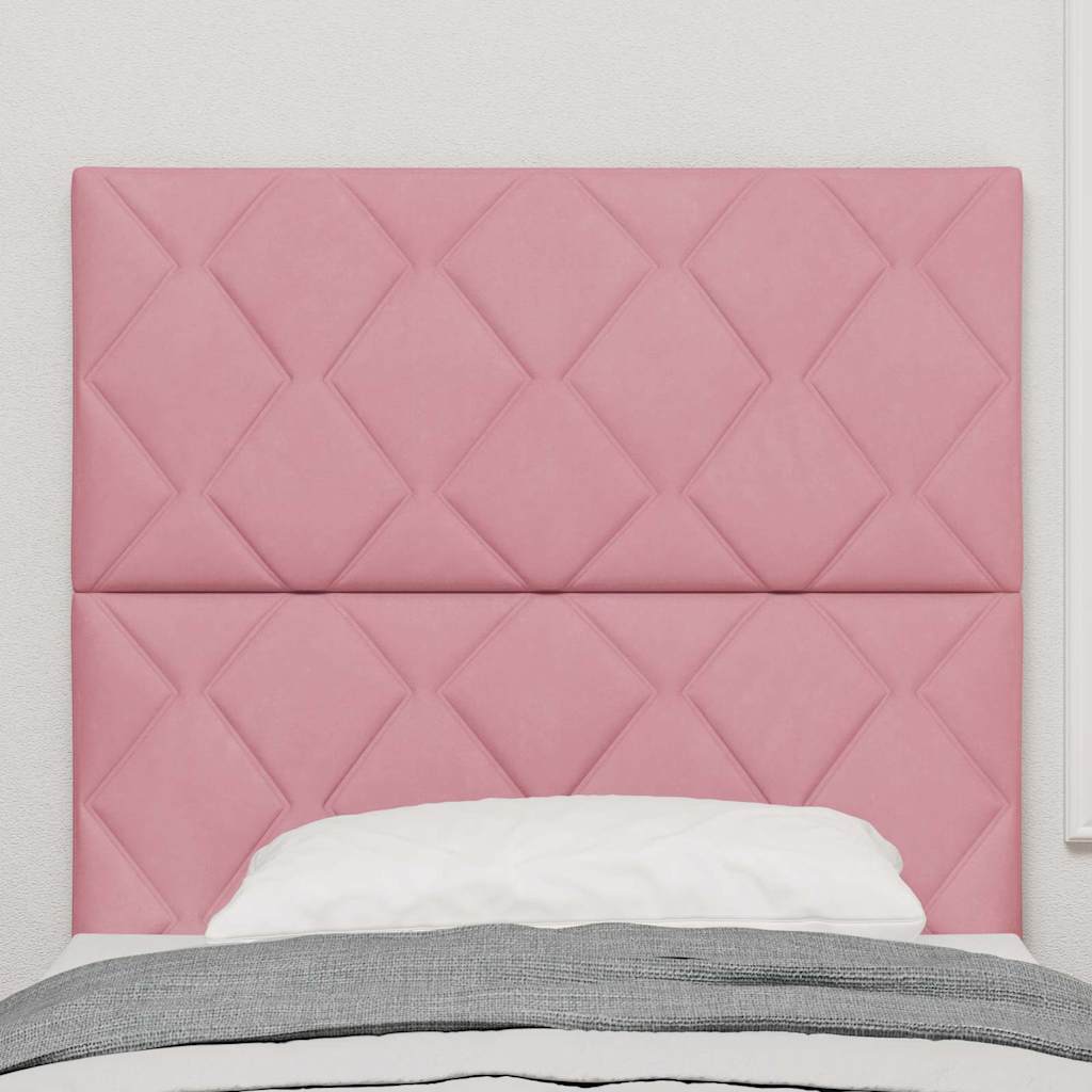 LED κεφαλάρι Ροζ 100 cm Βελούδο