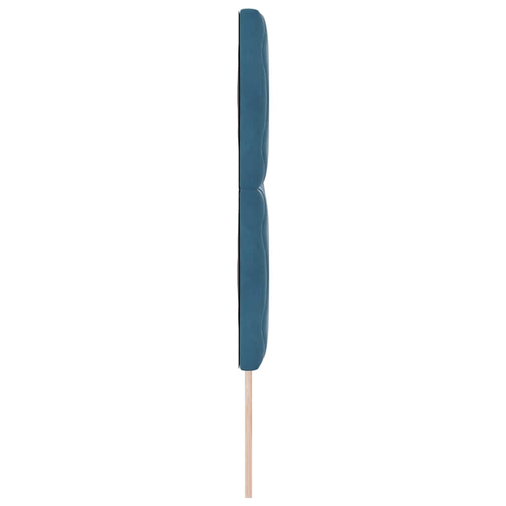 LED κεφαλάρι Σκούρο Μπλε 144 cm Βελούδο - Pakobazaar