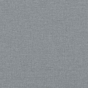 LED κεφαλάρι Ανοιχτό γκρι ύφασμα - Pakobazaar