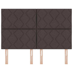 LED κεφαλάρι Καφέ 160 cm ύφασμα - Pakobazaar