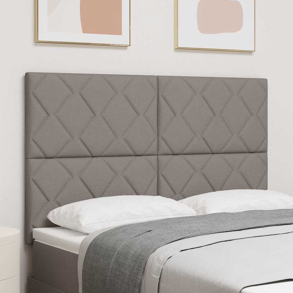 LED κεφαλάρι Taupe ύφασμα