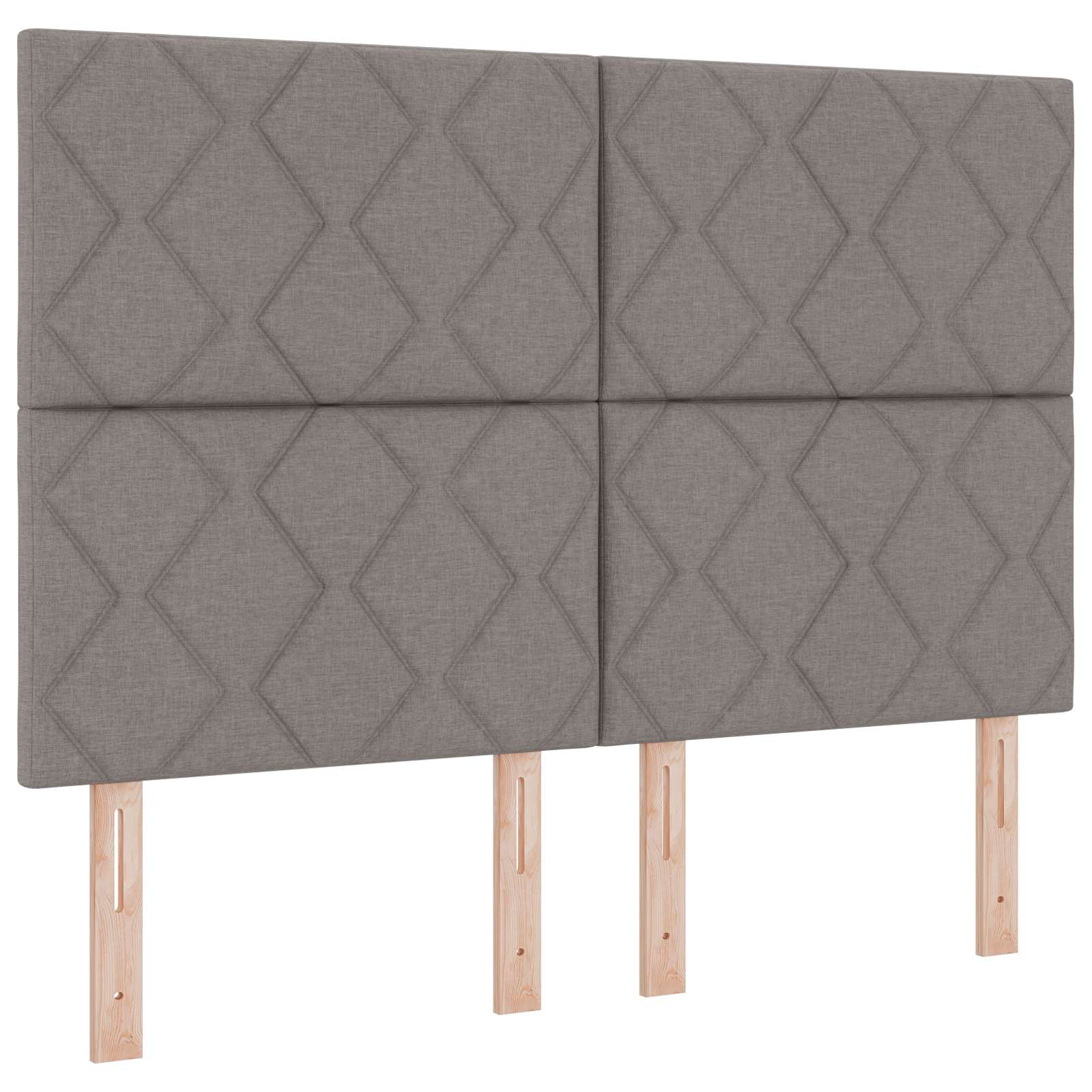 LED κεφαλάρι Taupe ύφασμα